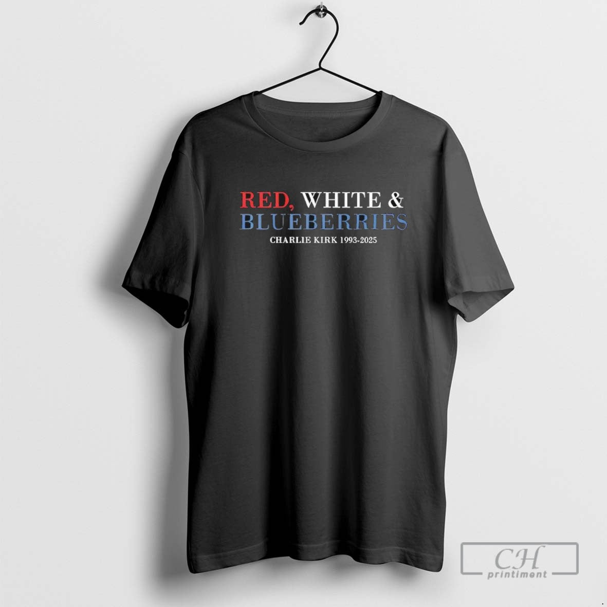 Red White Blueberries Charlie Kirk Freedom T Shirt Sweater