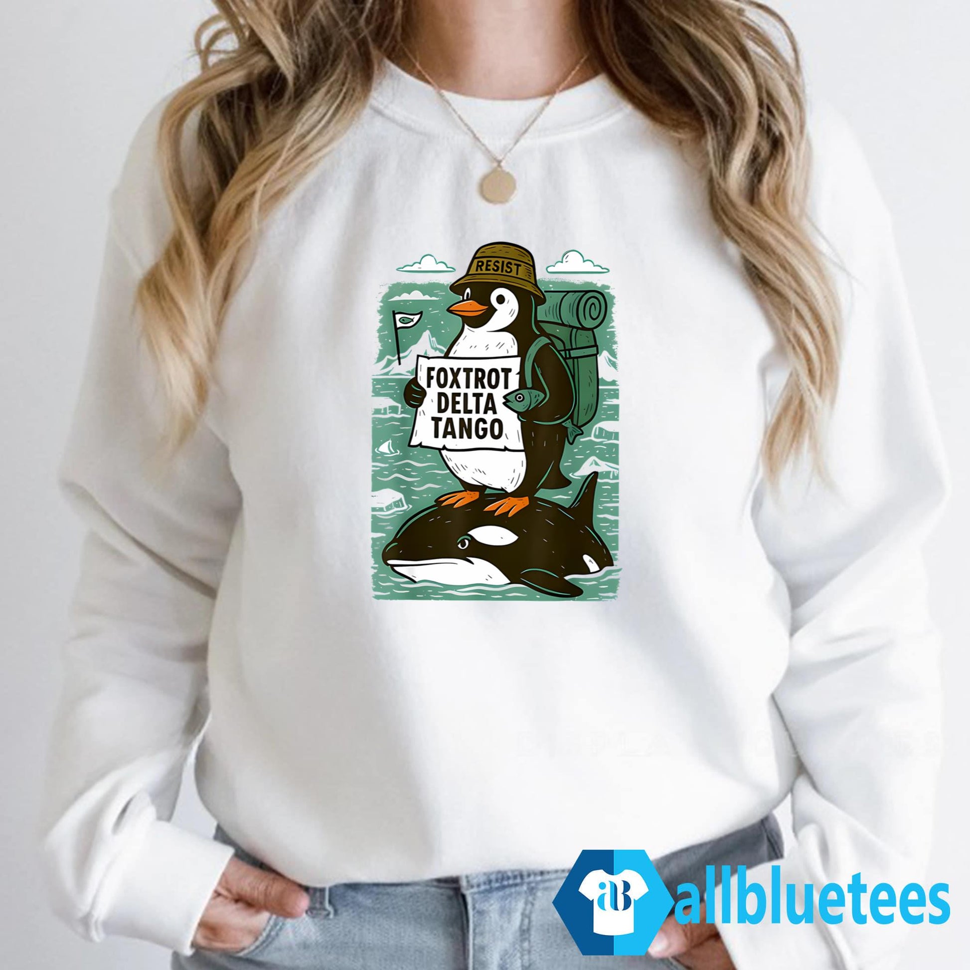 Resist Penguin Foxtrot Delta Tango Shirt