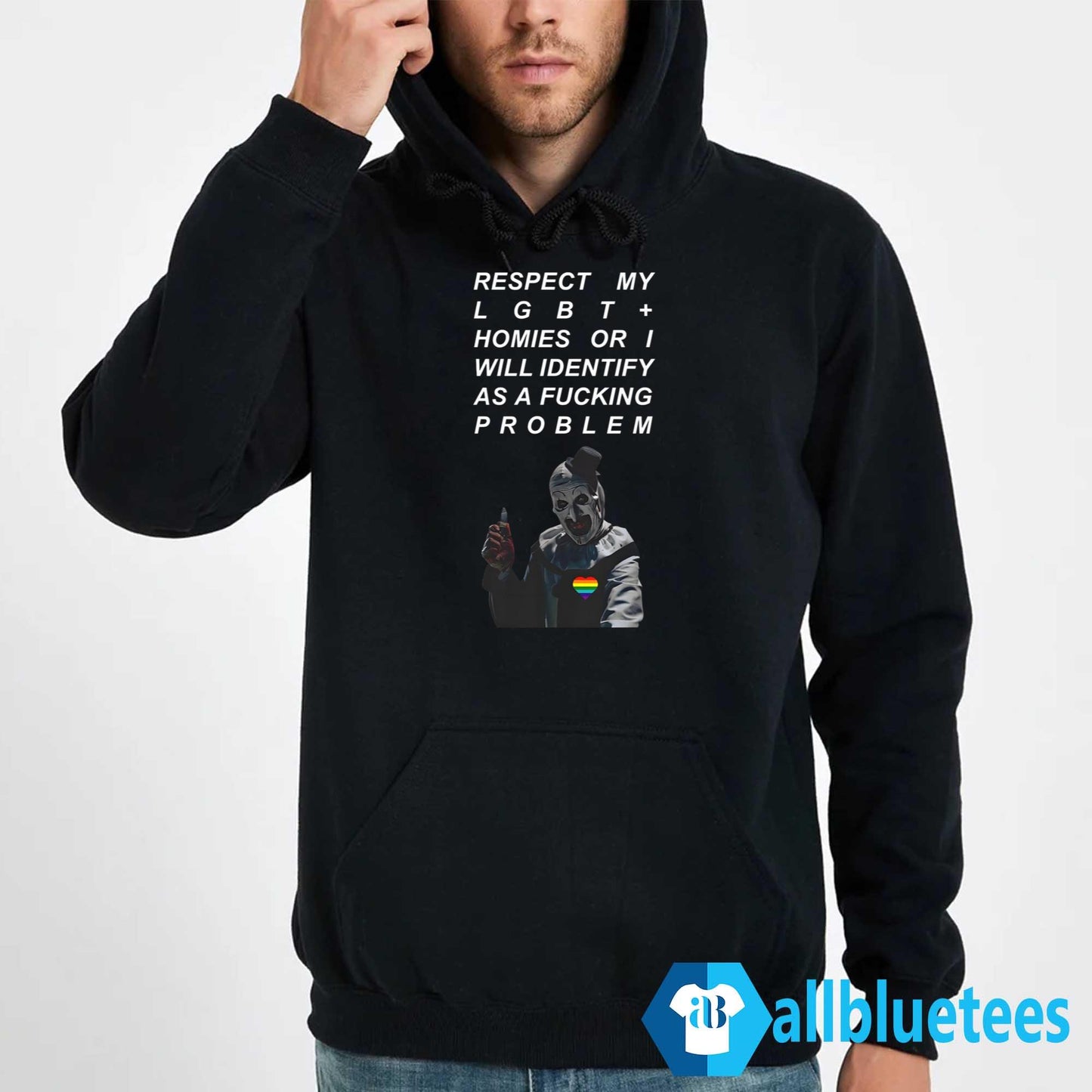 Respect My LGBT+ Hommies Or I Will Identify As A Fucking Problem Shirt