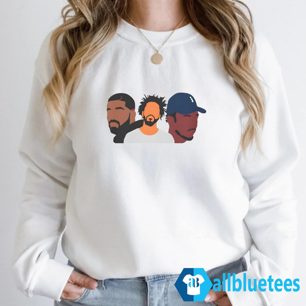 Retro Drake J Cole Kendrick Lamar Rapper Star Shirt