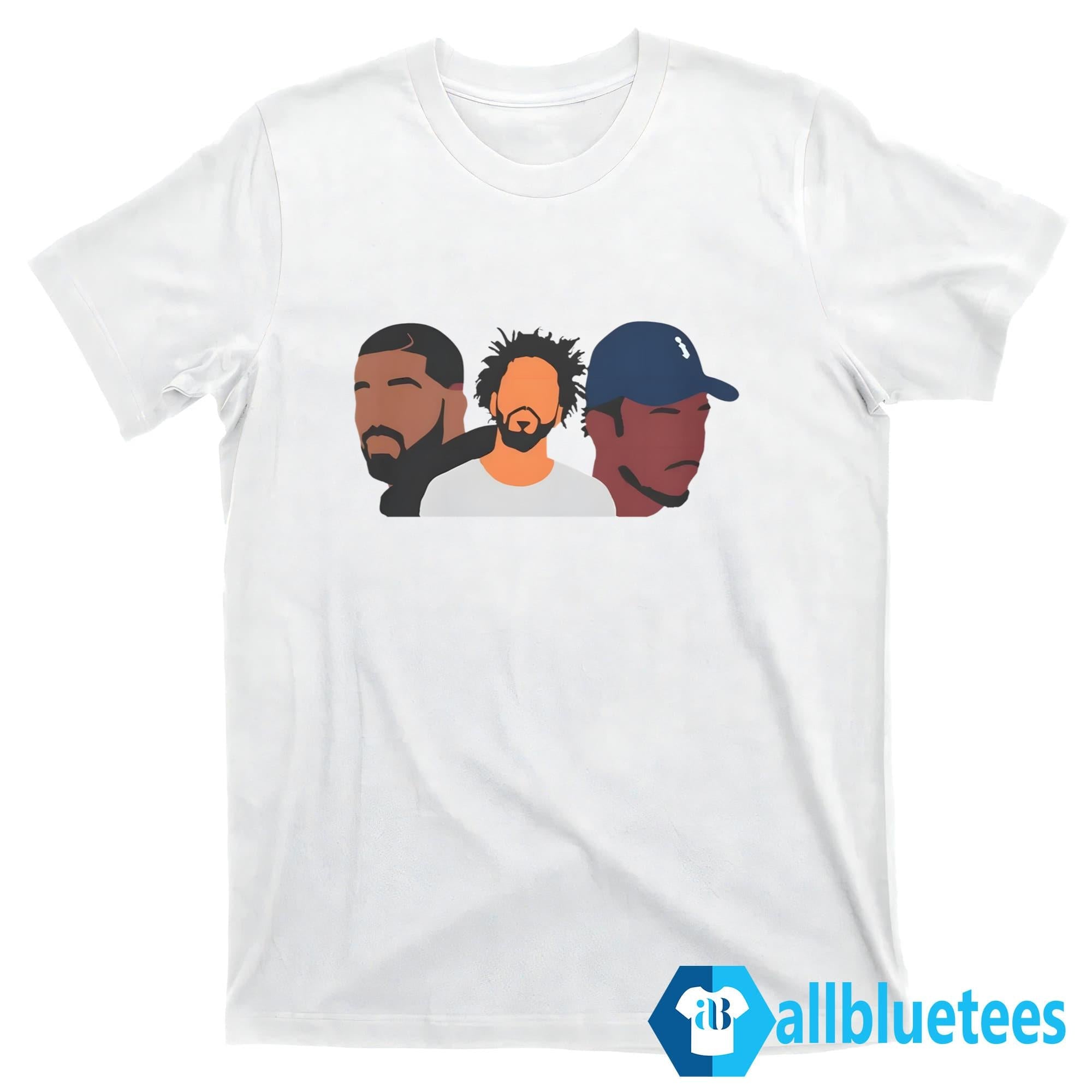 Retro Drake J Cole Kendrick Lamar Rapper Star Shirt