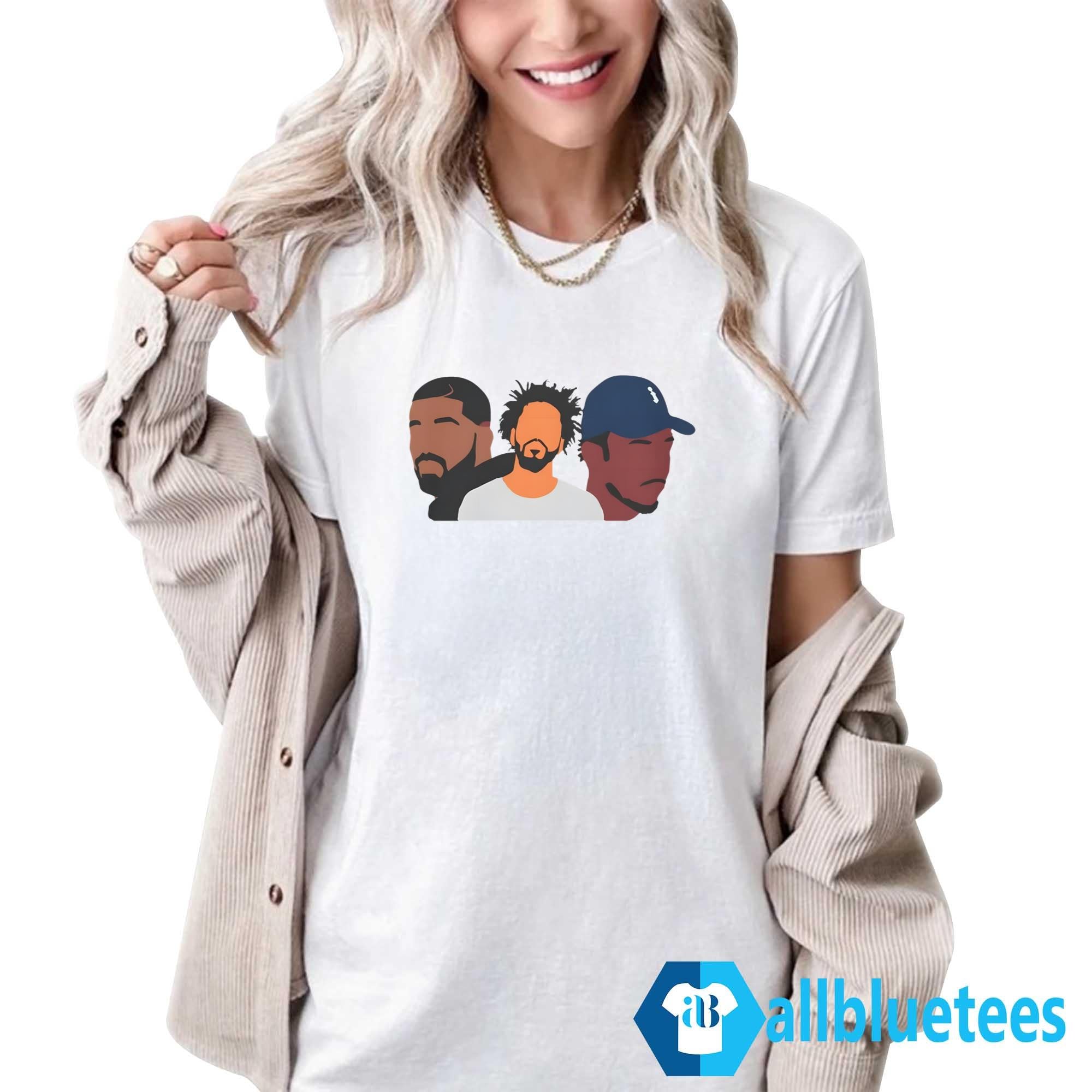 Retro Drake J Cole Kendrick Lamar Rapper Star Shirt