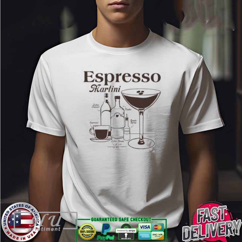 Retro Espresso Martini Shirt Espresso Martini Club