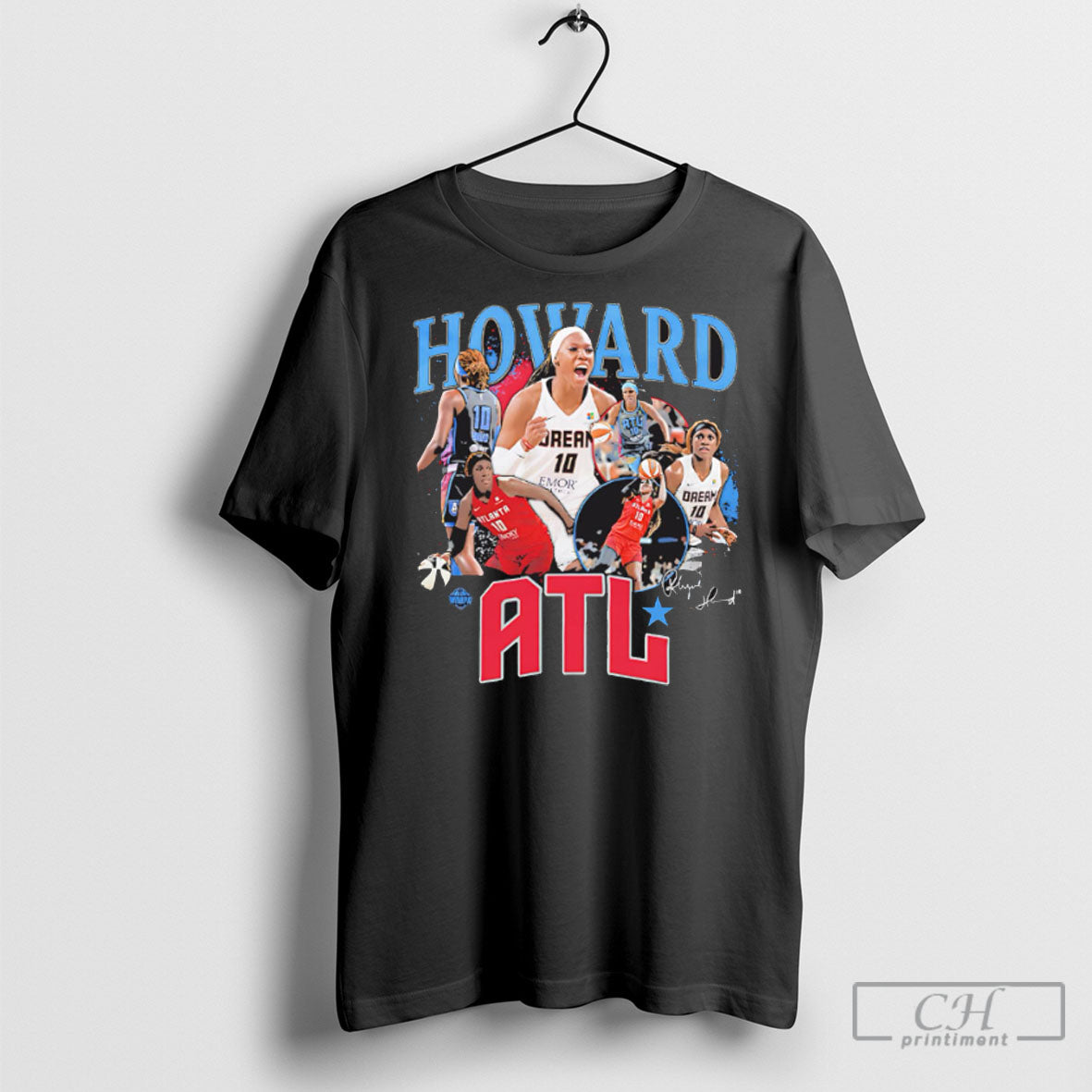 Rhyne Howard Atlanta Dream Wnba All Star Signature Tee Shirt