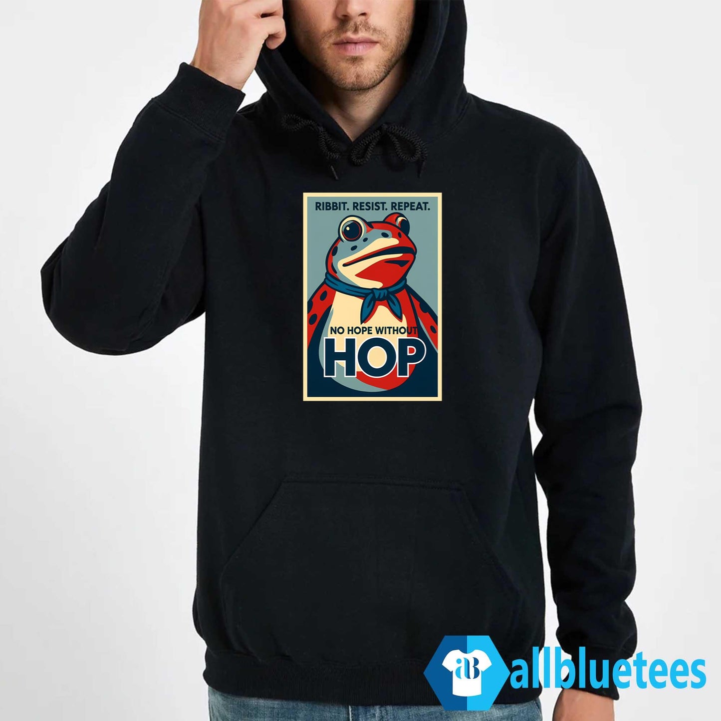Ribbit Resist Repeat No Hope Without Hop Shirt