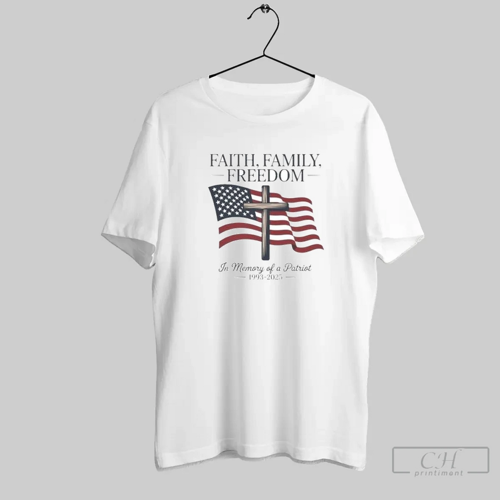 Rip Charlie Kirk Faith Family Freedom In Memory Of A Patriot 1993 2025