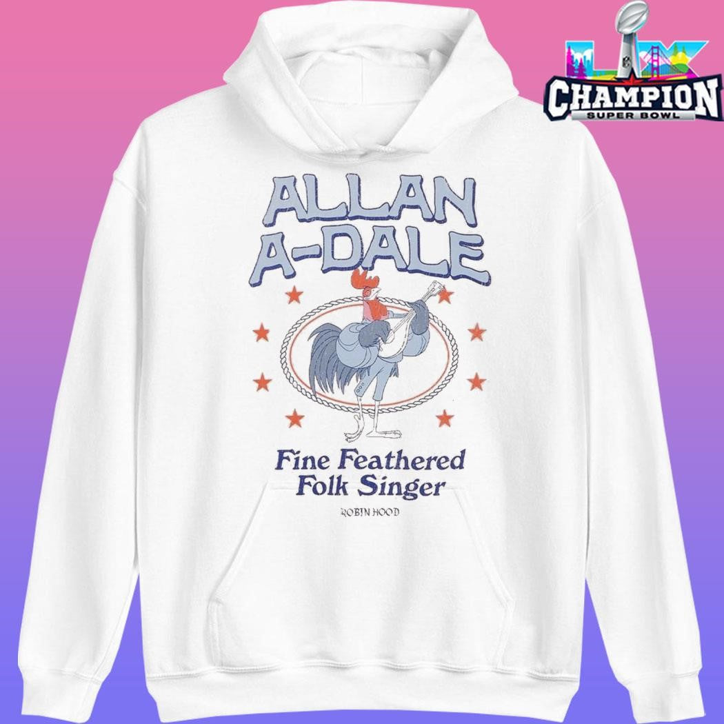 Robin Hood Allan-a-dale Fine Feathered Folk Singer Shirt