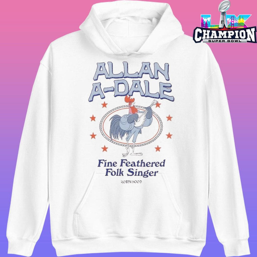 Robin Hood Allan-a-dale Fine Feathered Folk Singer Shirt