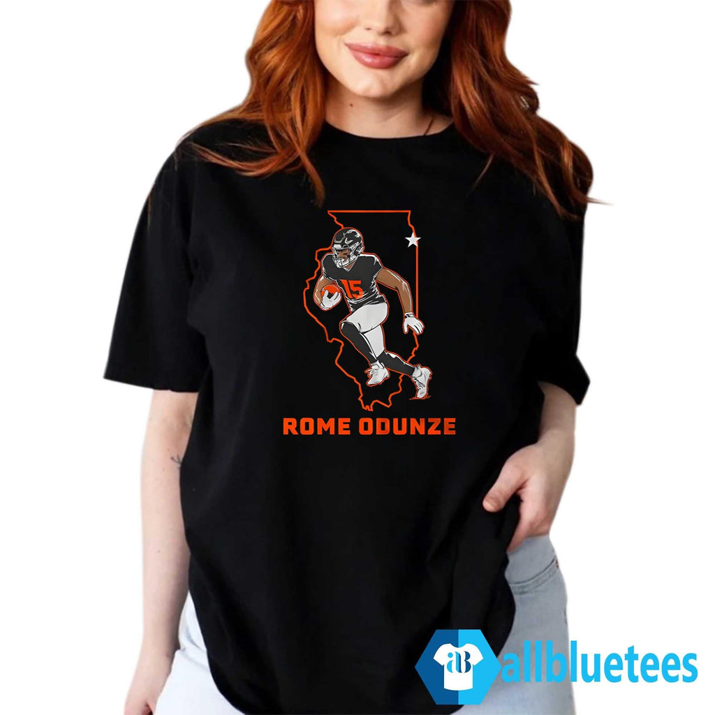 Rome Odunze State Star Shirt