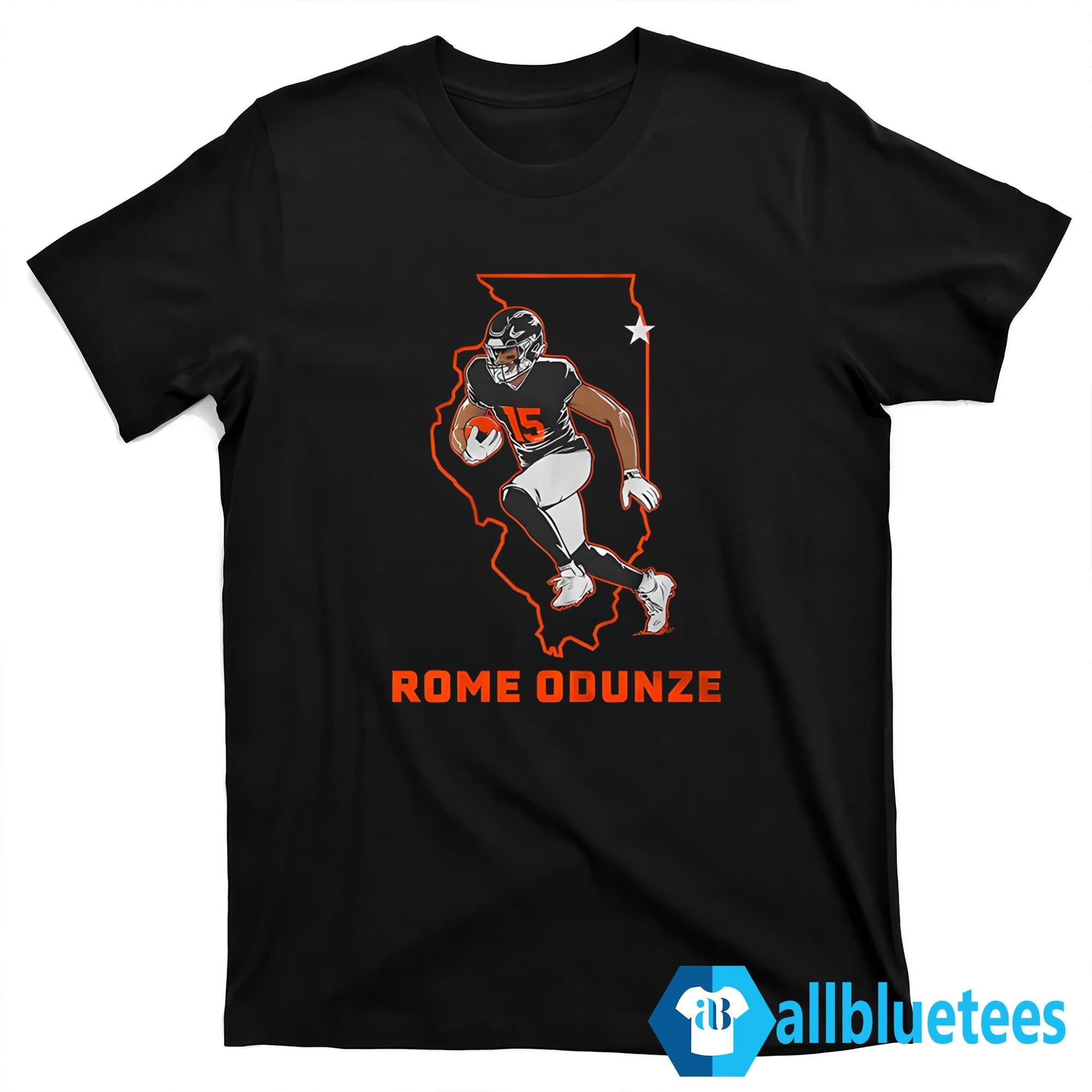 Rome Odunze State Star Shirt