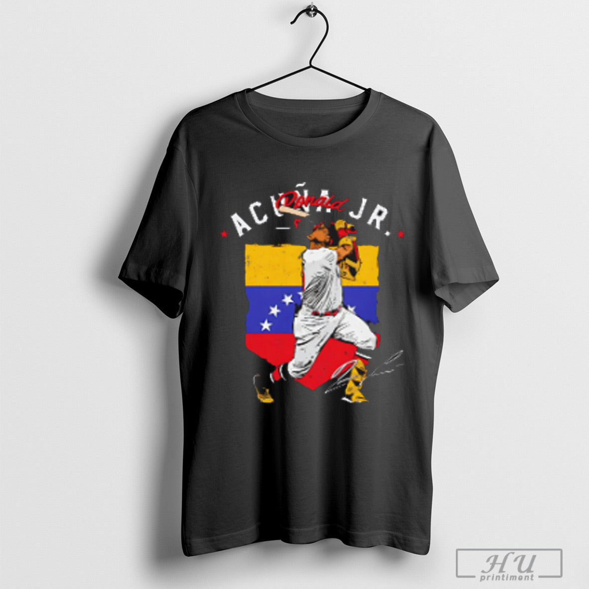 Ronald Acuna Jr Atlanta Country Flag T Shirt