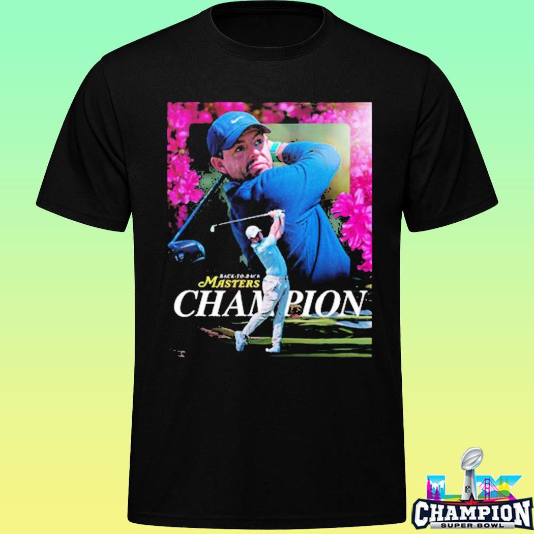 Rory Mcilroy Back To Back Masters Champions 2026 Shirt