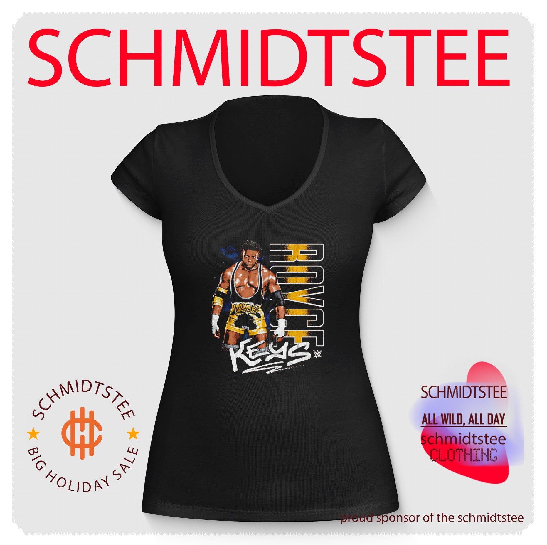 Royce Keys WWE Vertical graphic shirt