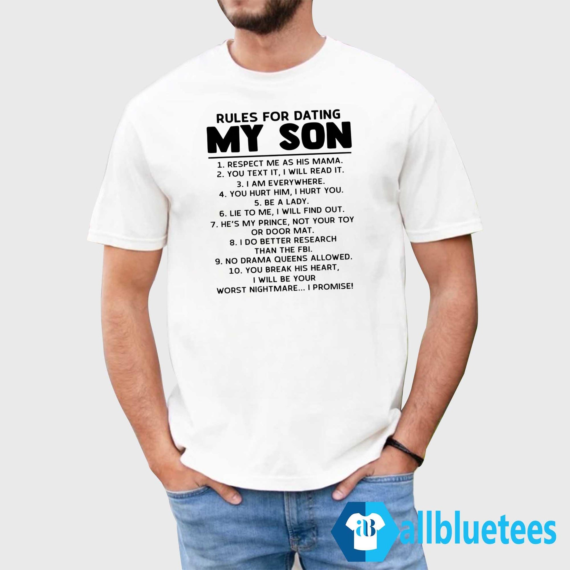 Rules For Dating My Son Shirt