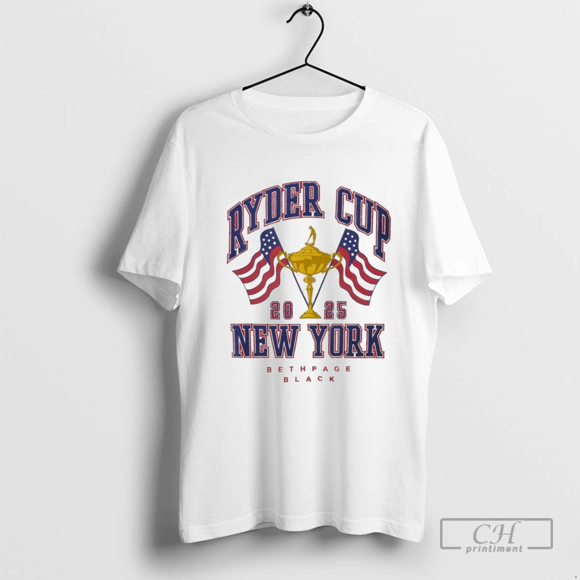 Ryder Cup Bethpage Black New York Trophy Flags 2025