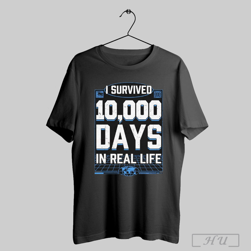 Sb737 I Survived 10000 Days In Real Life T Shirt