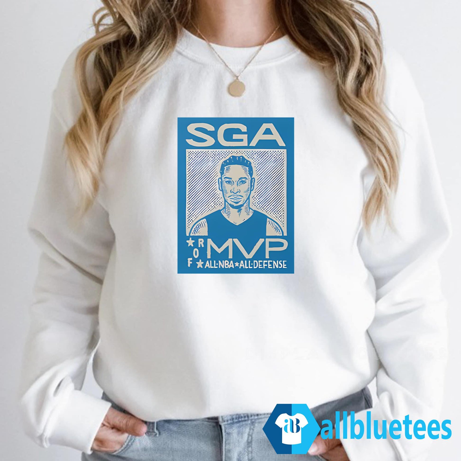 SGA Shai Gilgeous-Alexander For MVP All-Defense Shirt
