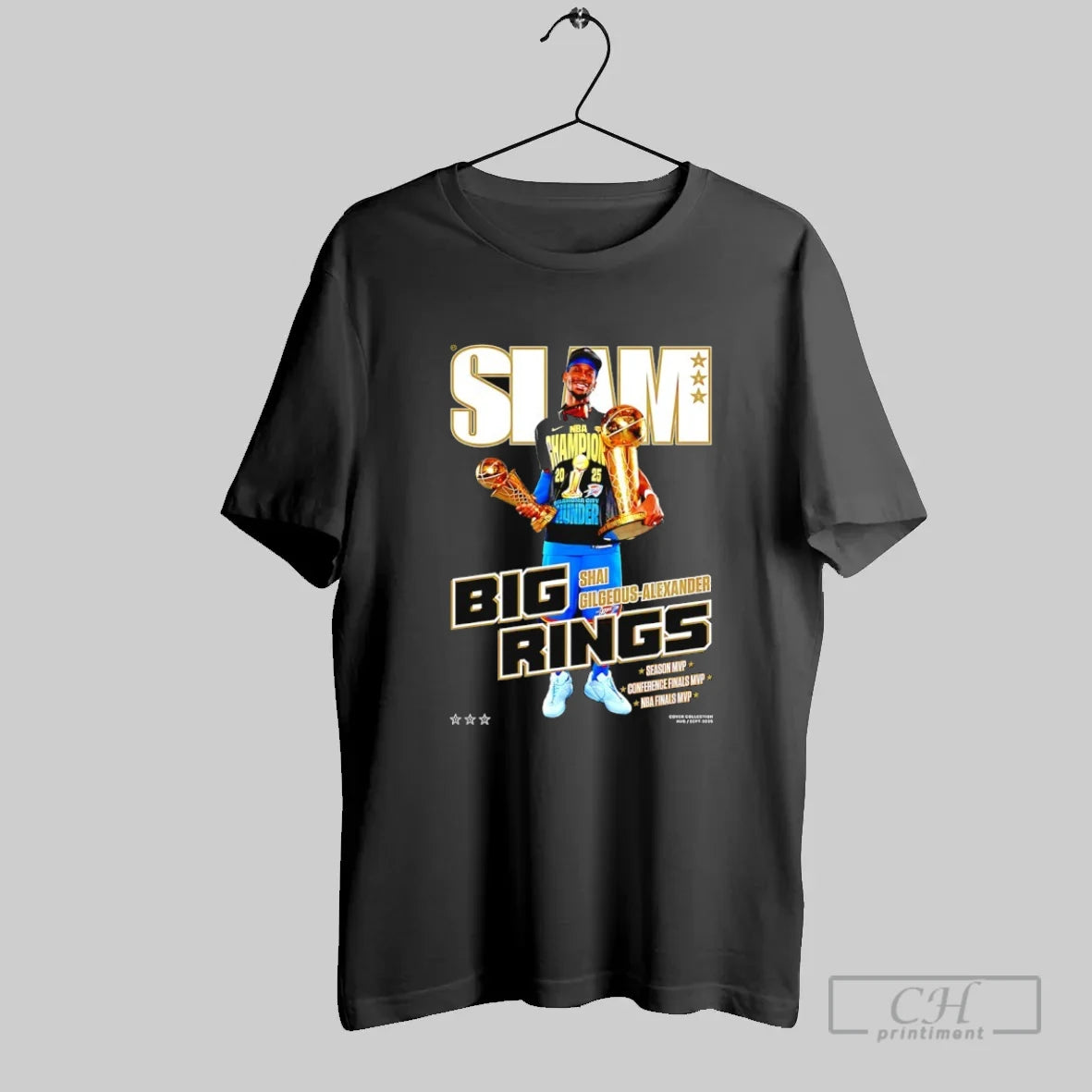 Slam Shai Gilgeous Alexander Big Rings 2025 Nba Champions