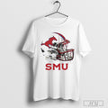 Smu Mustangs Dripping Football Helmet T Shirt