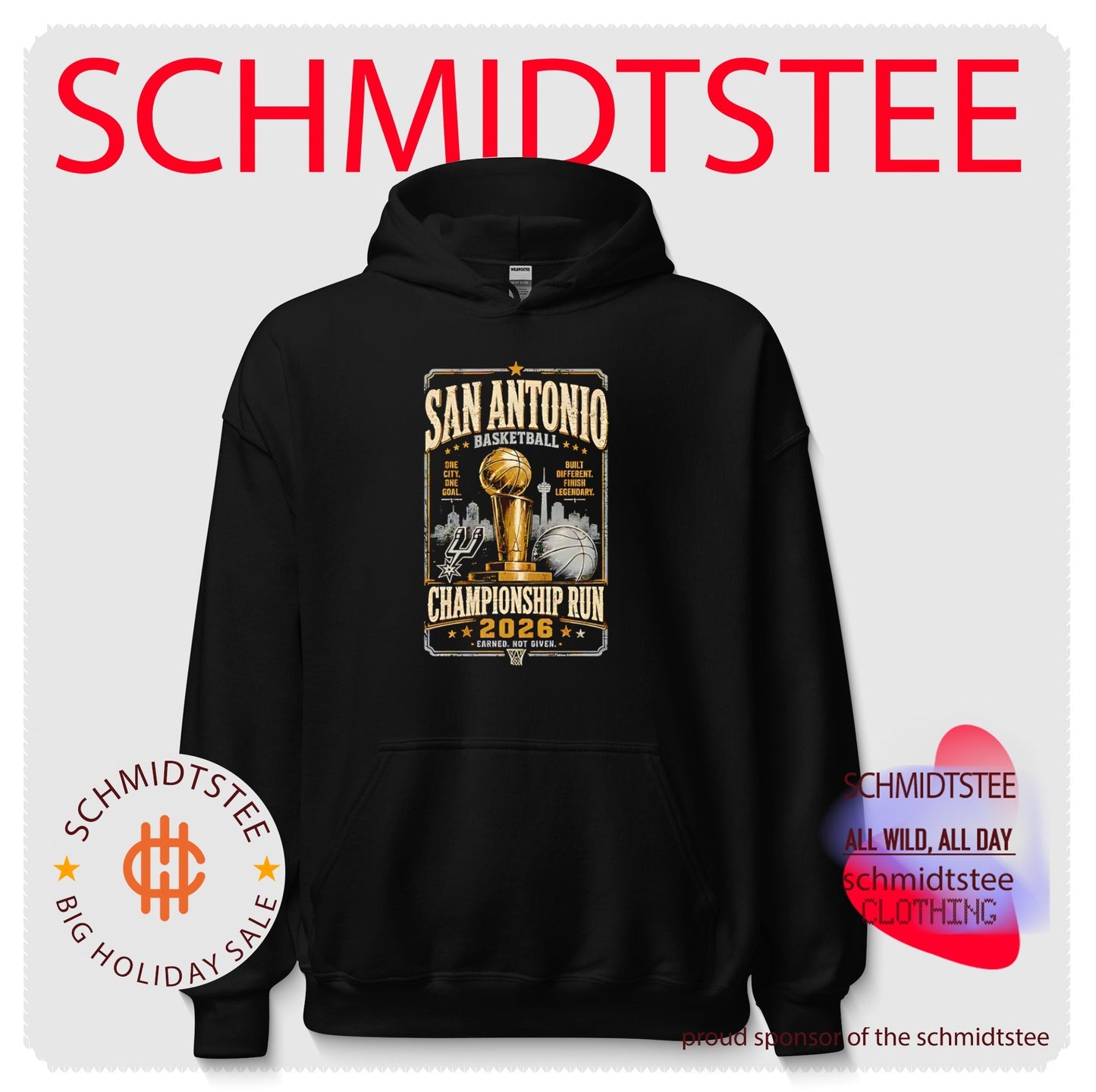 San Antonio Spurs 2026 Championship Run trophy shirt