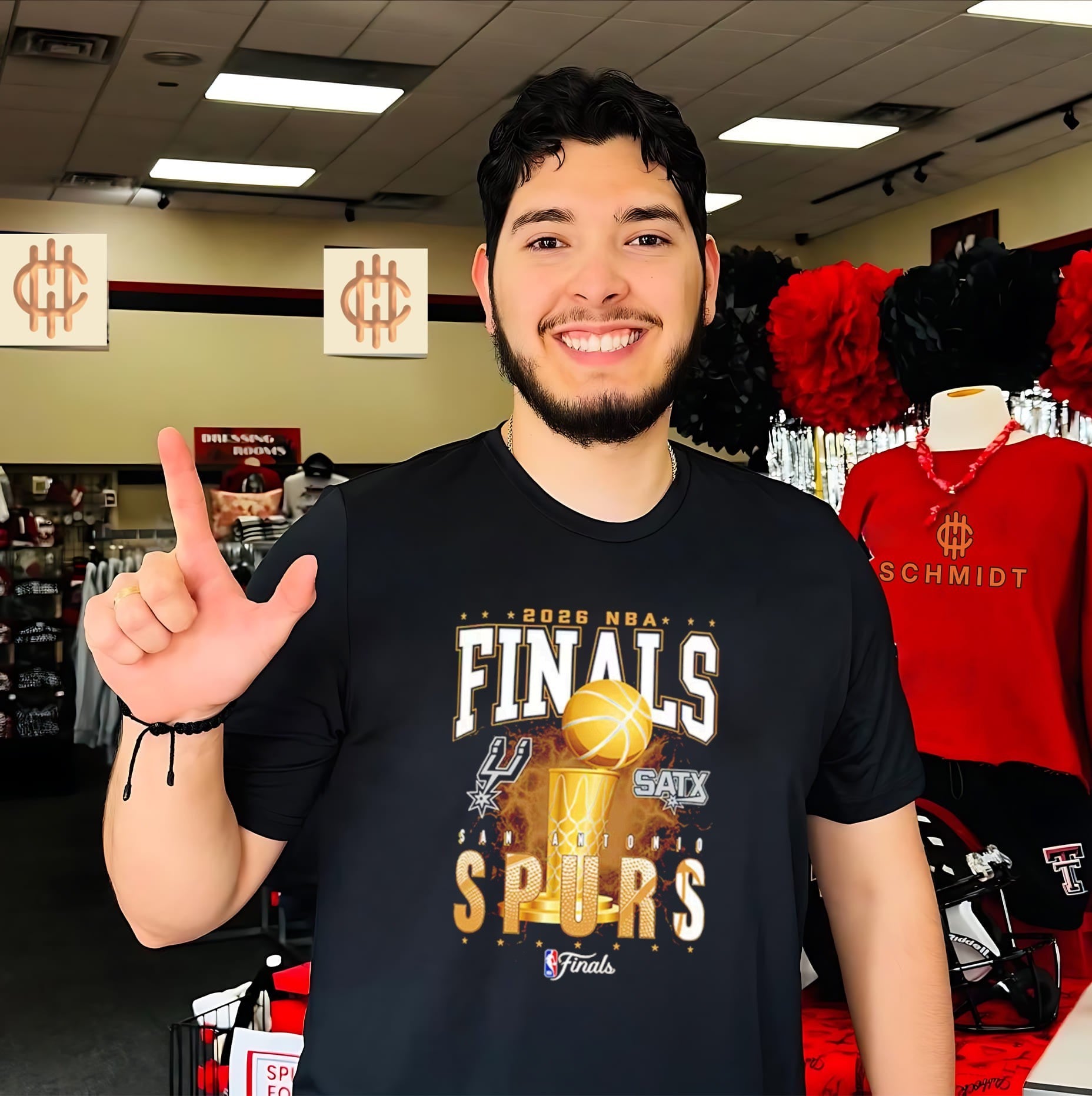 San Antonio Spurs 2026 Conference Champions Finals trophy shirt