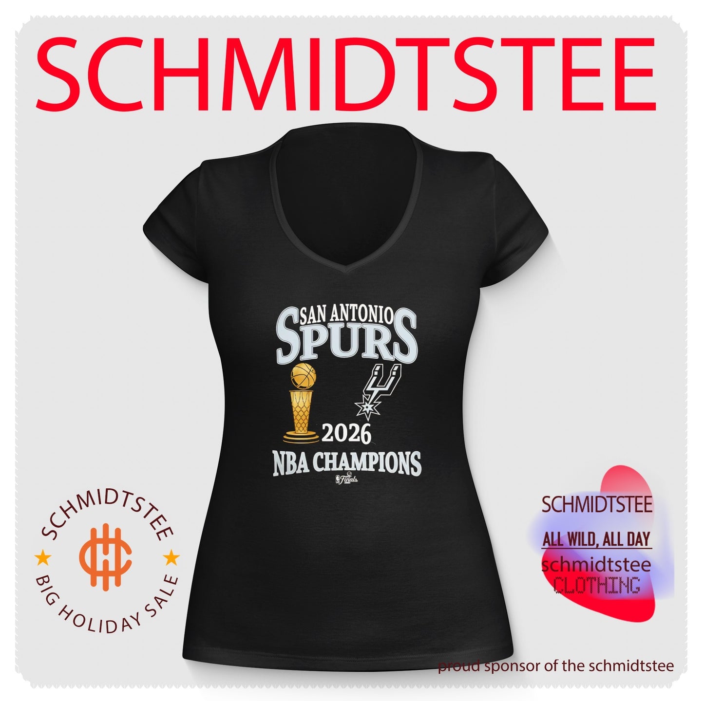 San Antonio Spurs 2026 NBA Finals Champions Retro Basketball shirt
