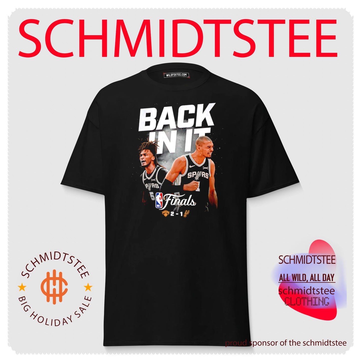 San Antonio Spurs Back In It 1-2 Knicks shirt