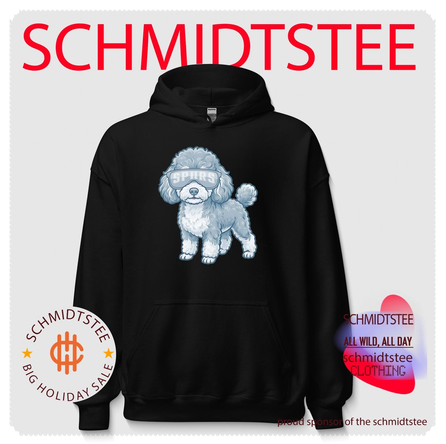San Antonio Spurs Teacup Poodle cartoon shirt