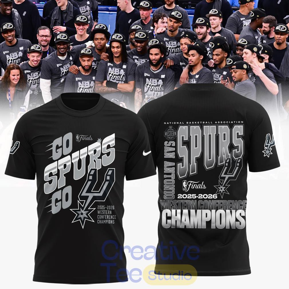 San Antonio Spurs Western Conference Champions 2026 Special Tee Hoodie