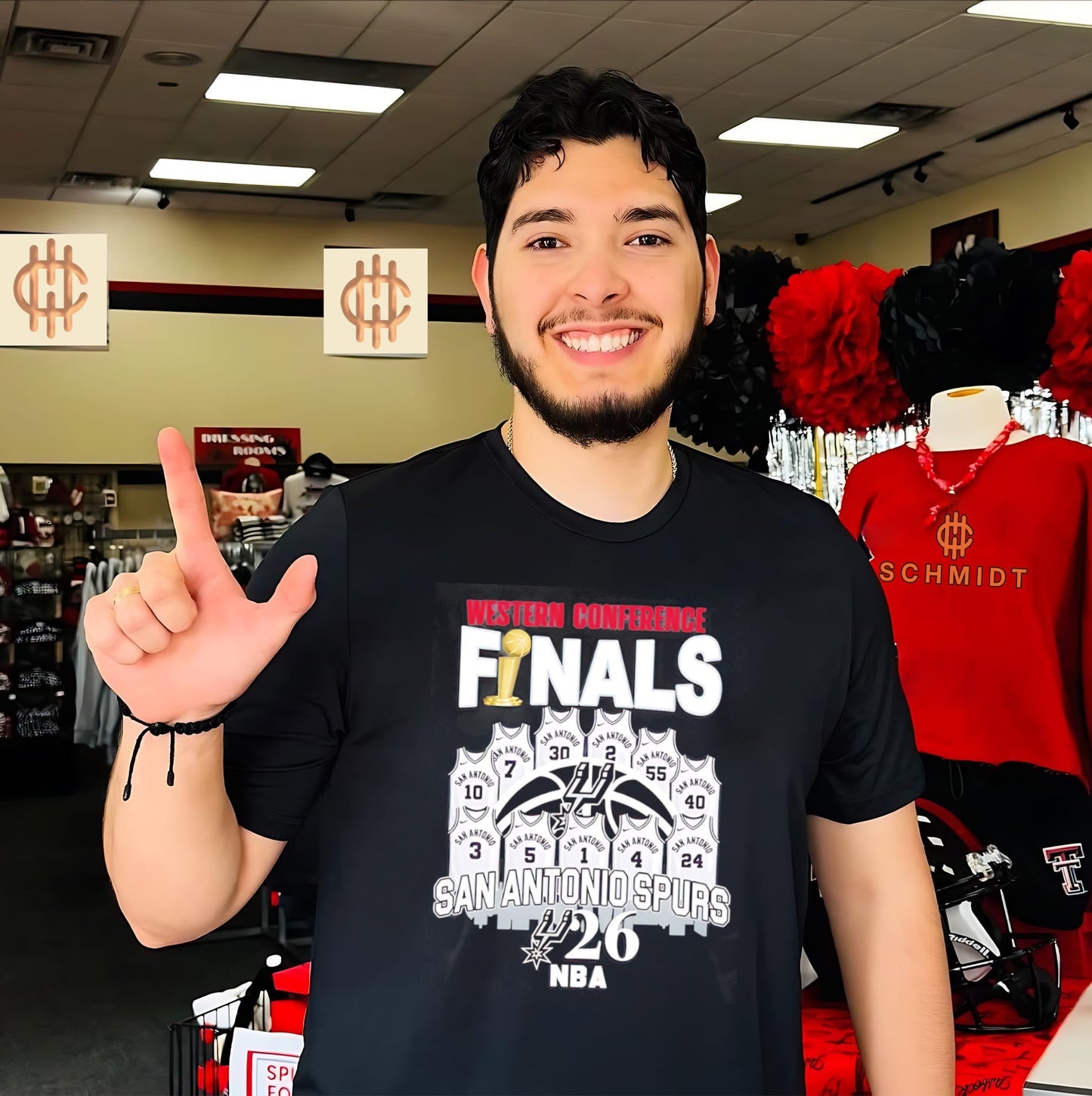 San Antonio Spurs Western Conference Finals NBA graphic shirt