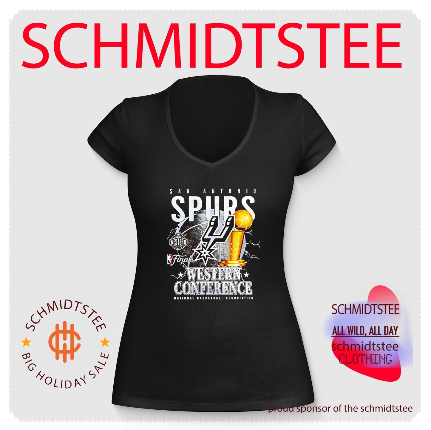 San Antonio Spurs Western Conference Finals National Basketball Shirt
