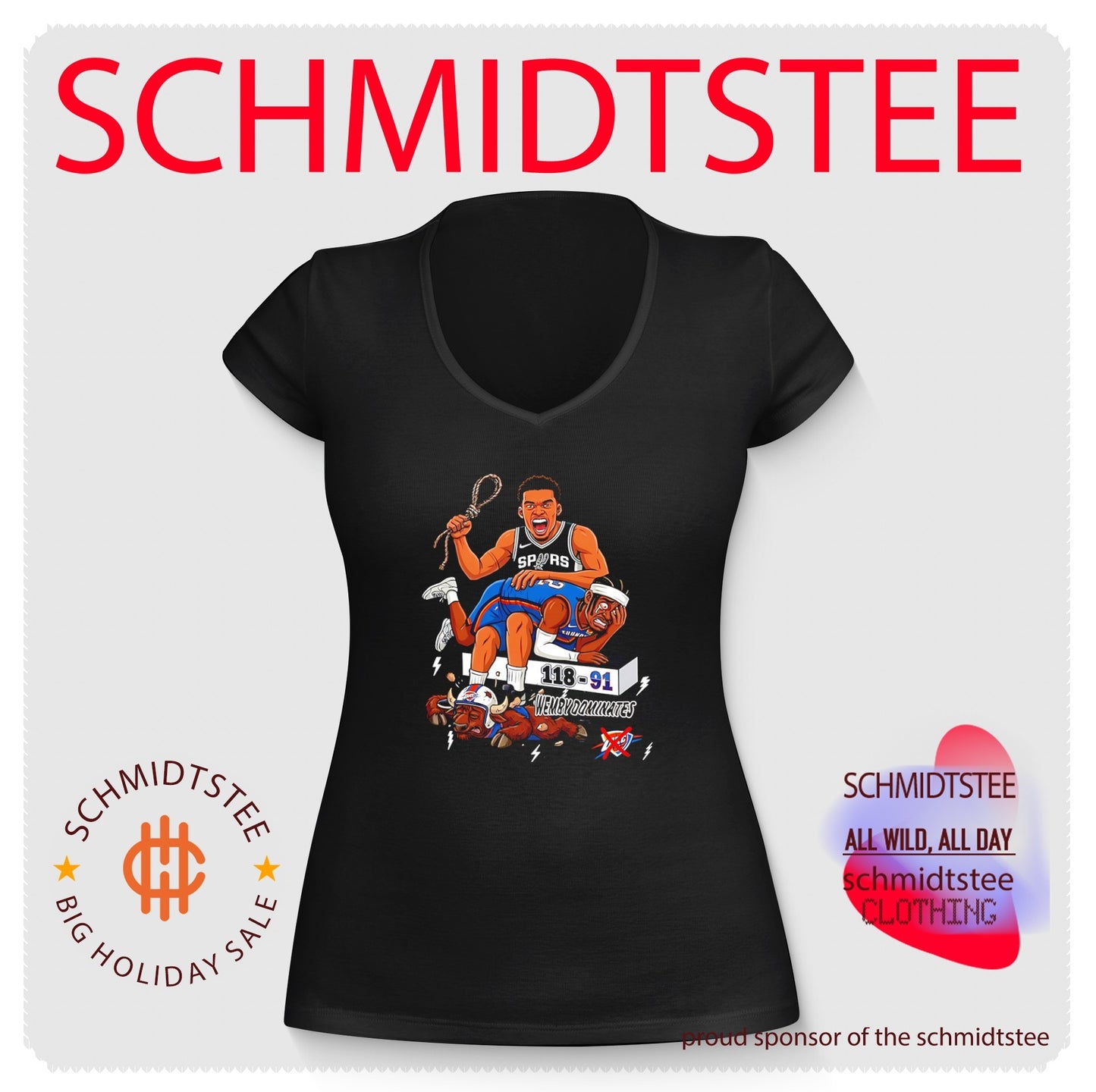 San Antonio Spurs beat Oklahoma City Thunder 118 91 Wemby dominates shirt