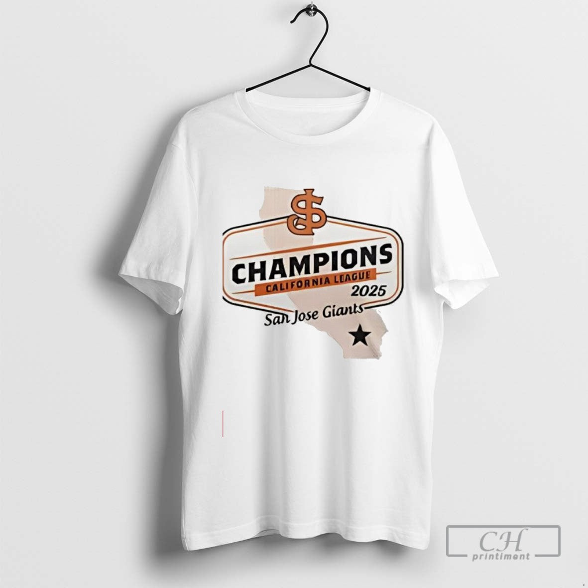 San Jose Giants California League Champions 2025 Logo