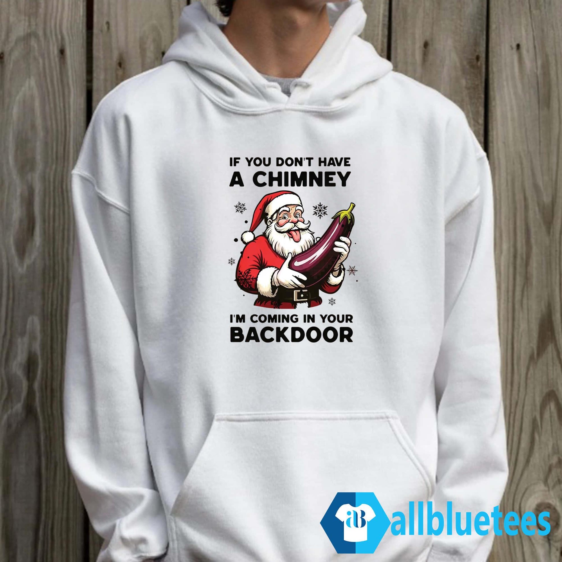 Santa Chimney I’m Coming In Your Backdoor Shirt