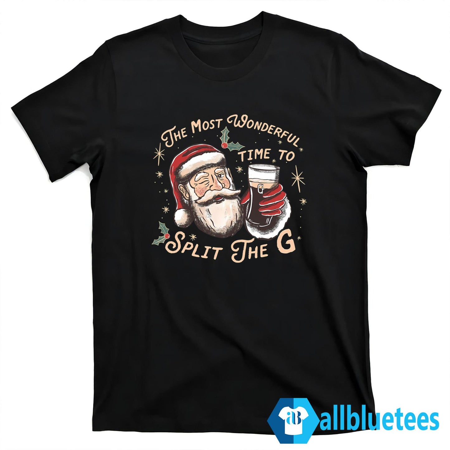Santa The Most Wonderful Time To Split The G Shirt