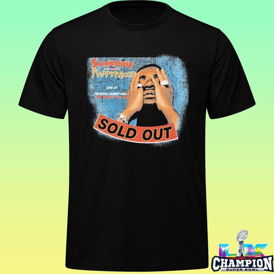Sarkodie Rapperholic Exhibition Live At Royal Albert Hall Sold Out Shirt