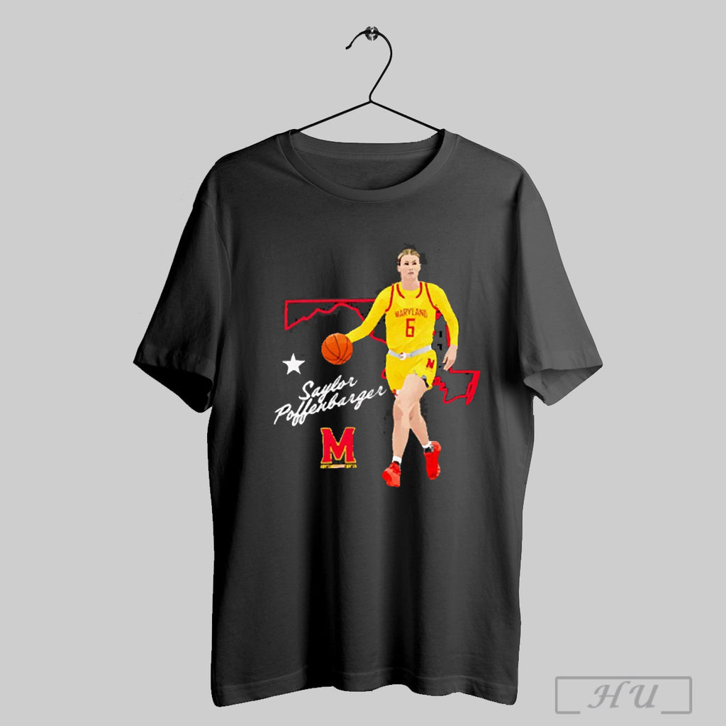 Saylor Poffenbarger Maryland Basketball 2025 T Shirt