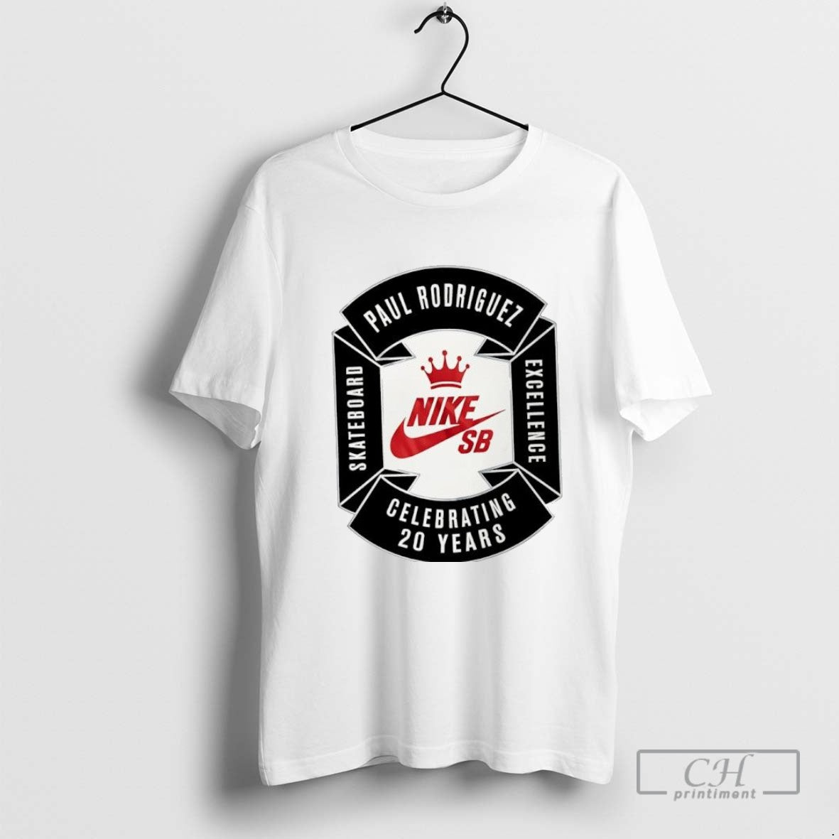 Sb Paul Rodriguez Skateboard Excellence Celebrating 20 Years Logo T Shirt Sweater