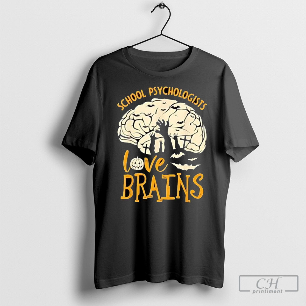 School Psychologists Love Brains Halloween