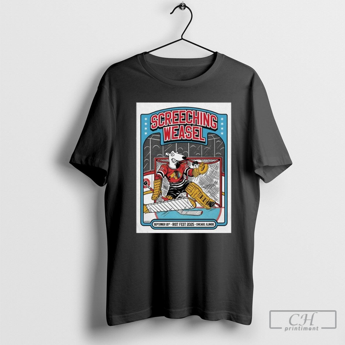 Screeching Weasel September 21 2025 Chicago Il In Riot Fest 2025 Shirt Sweater