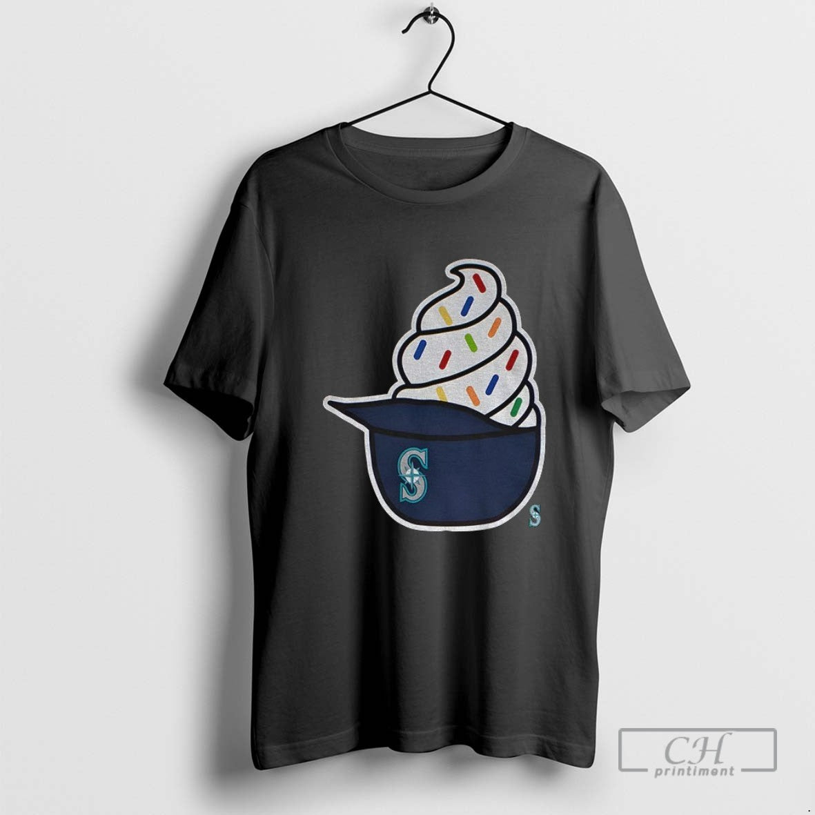 Seattle Mariners Ice Cream Baseball Mlb 2025 Funny Gift For Fan