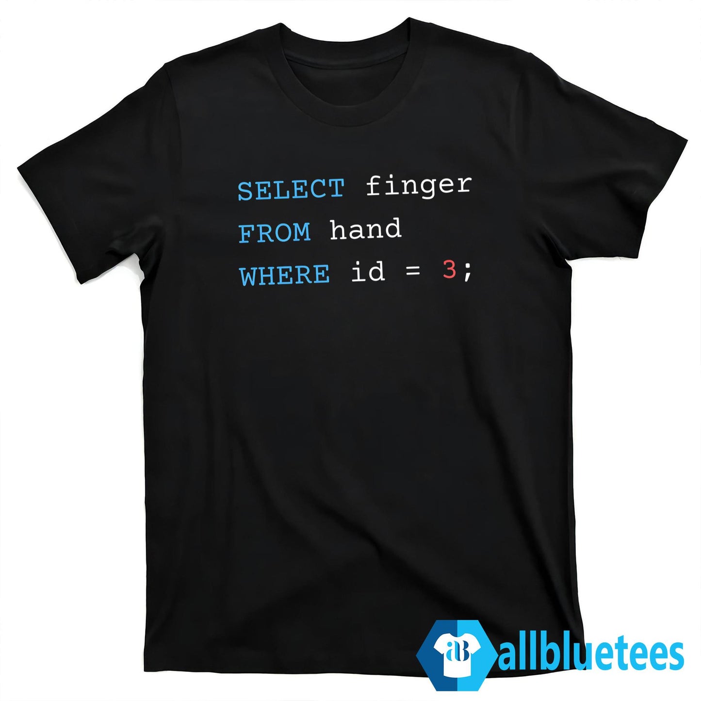 Select Finger From Hand Where Id 3 Shirt