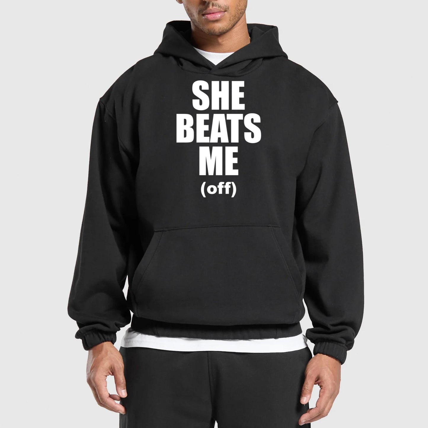 She Beats Me Off Shirt