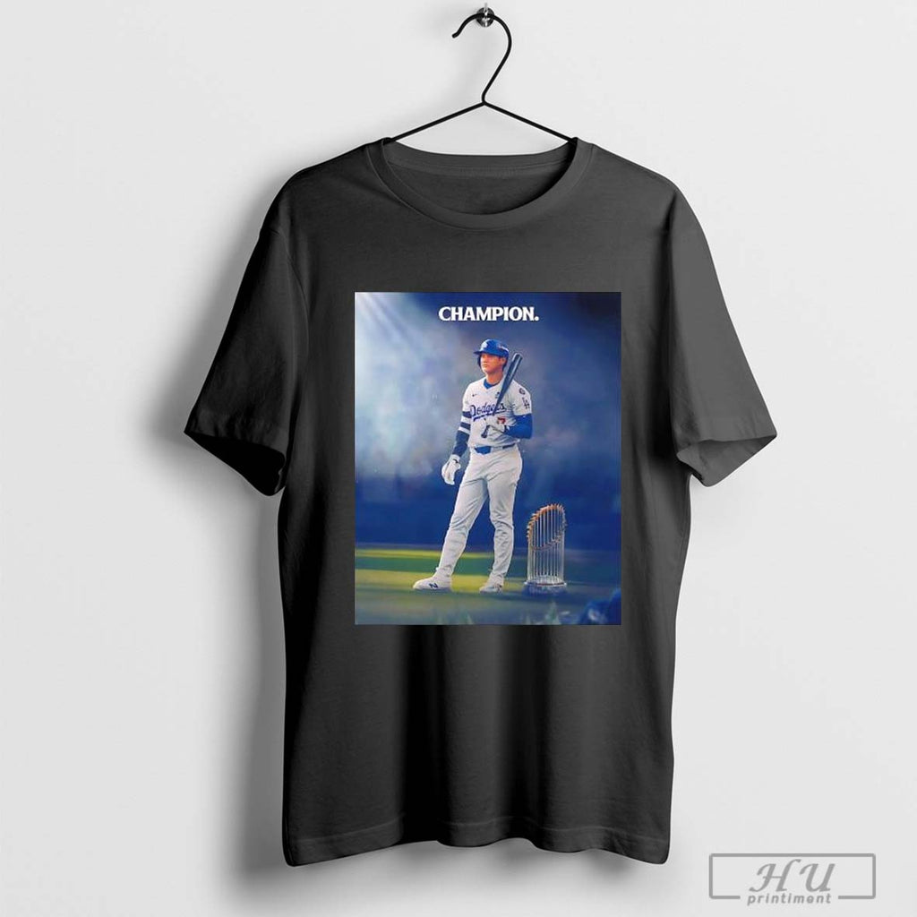 Shohei Ohtani 2024 World Series Champions Trophy T Shirt Sweatshirt Cutom Poster Coffee Mugs Ornaments