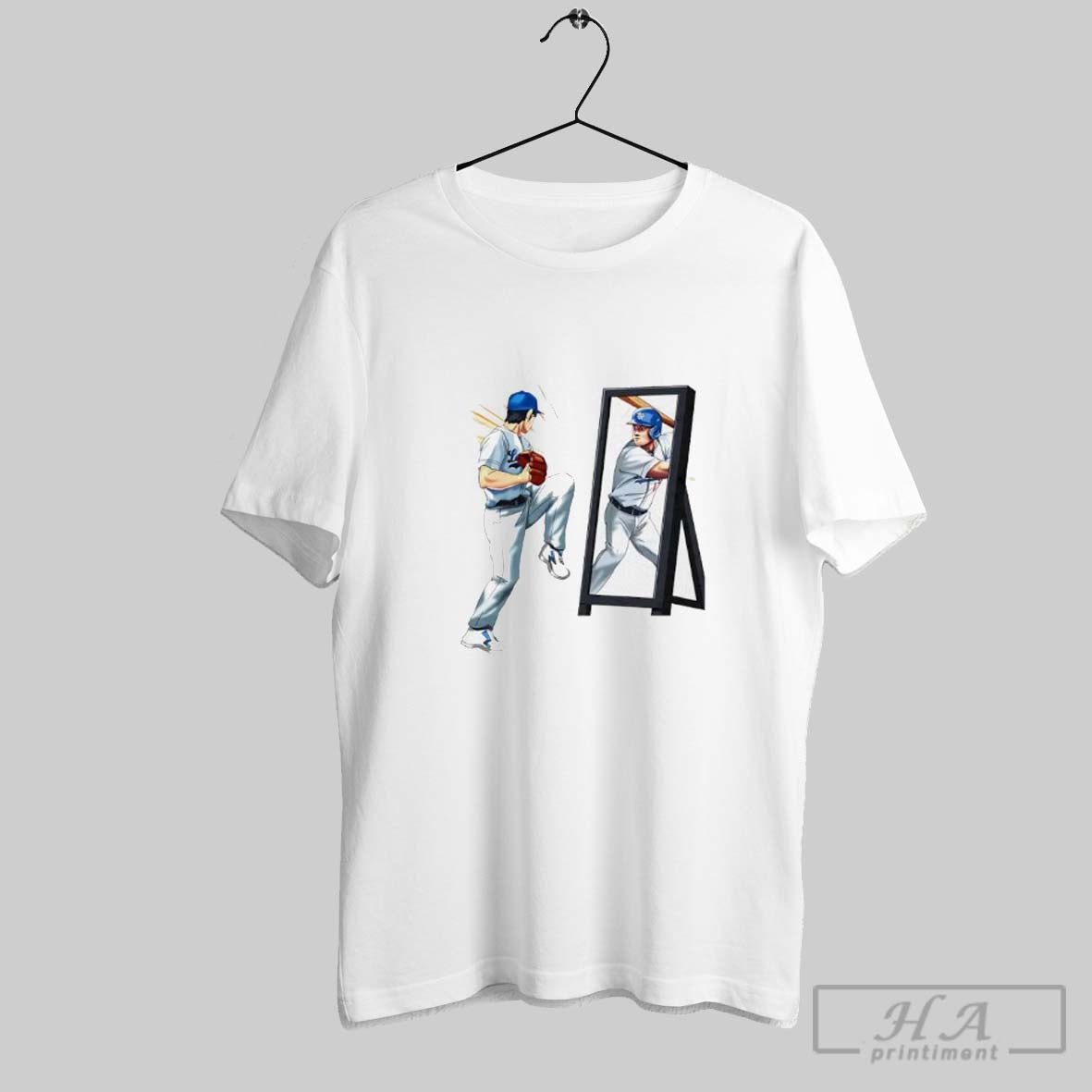 Shohei Ohtani Los Angeles Dodgers Welcome Baseball Pose