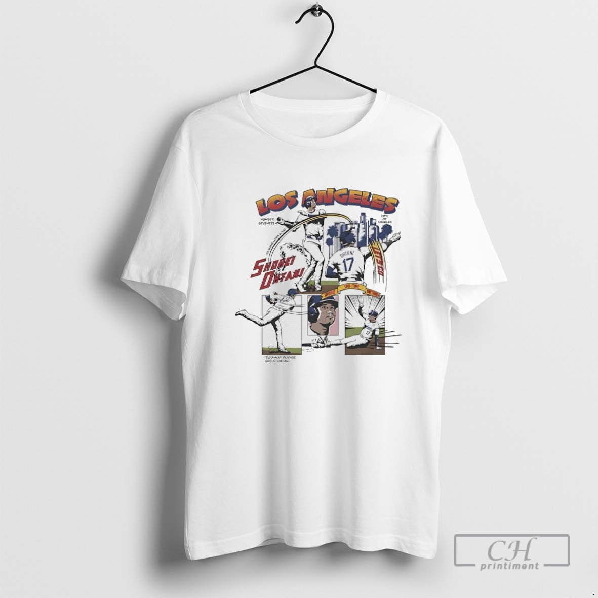 Shohei Ohtani Two Way Player Los Angeles Dodgers Comic