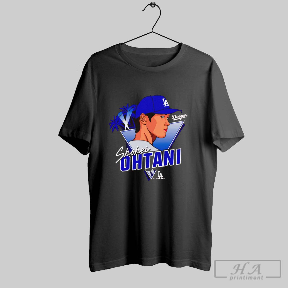 Shohei Ohtani Caricature Franklin Los Angeles Dodgers