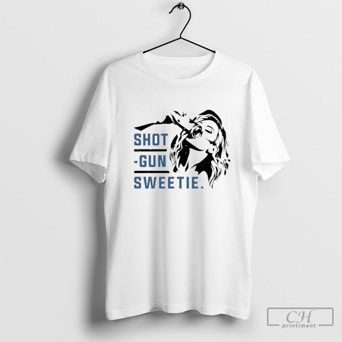 Shotgun Sweetie Design Shirt Sweater
