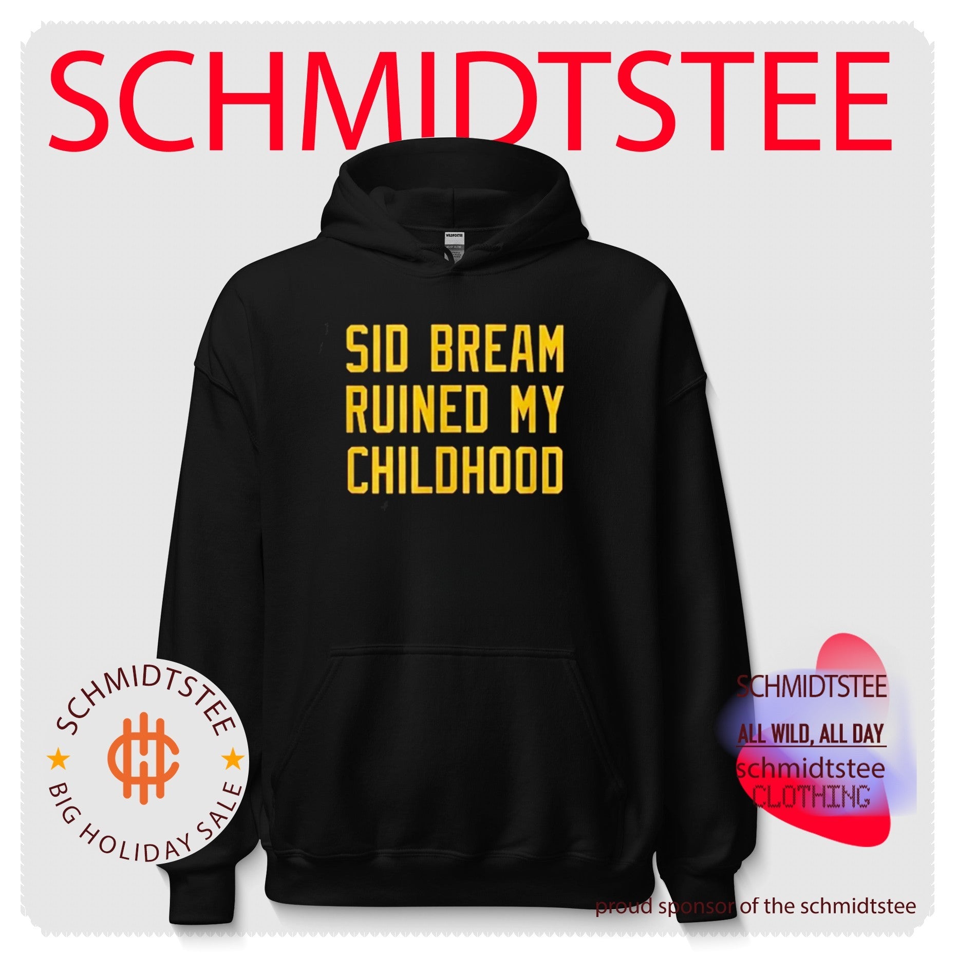 Sid Bream Ruined My Childhood text shirt
