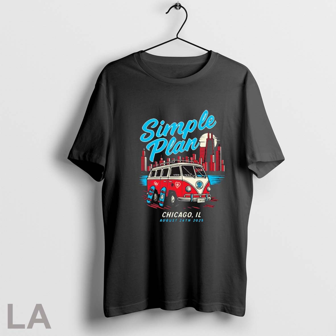 Simple Plan August 24th 2025 Chicago Il Tour Painting